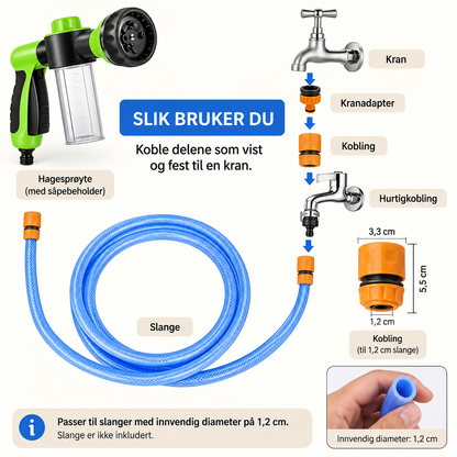 Multi funksjonell Vannspyler
